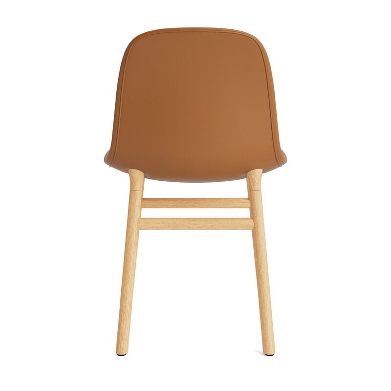 Normann Copenhagen Sedia Form, rovere - pelle Ultra brandy, vista 4