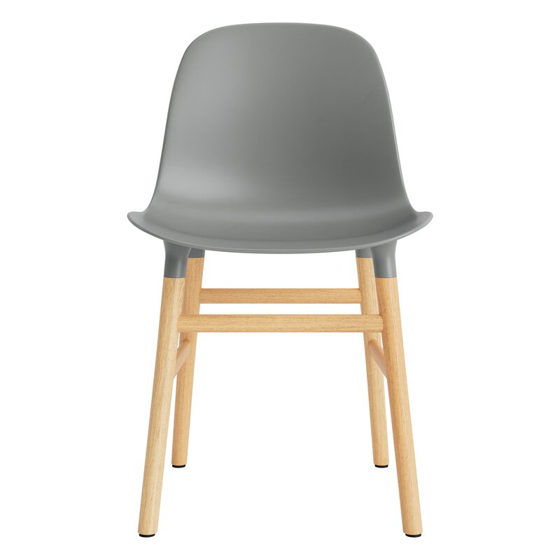Normann Copenhagen Sedia Form, grigio - rovere, vista 3