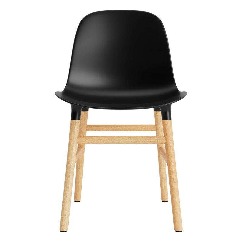 Normann Copenhagen Sedia Form, nero - rovere, vista 2