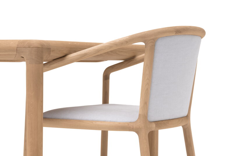 Karimoku Case NF-DT01 dining table, 90 x 200 cm, lacquered oak, extra image