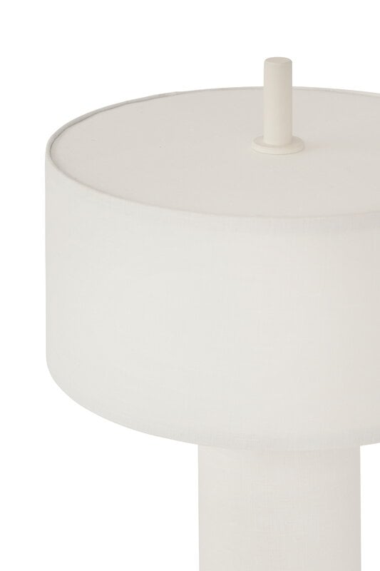 New Works Margin portable table lamp, white canvas, extra image