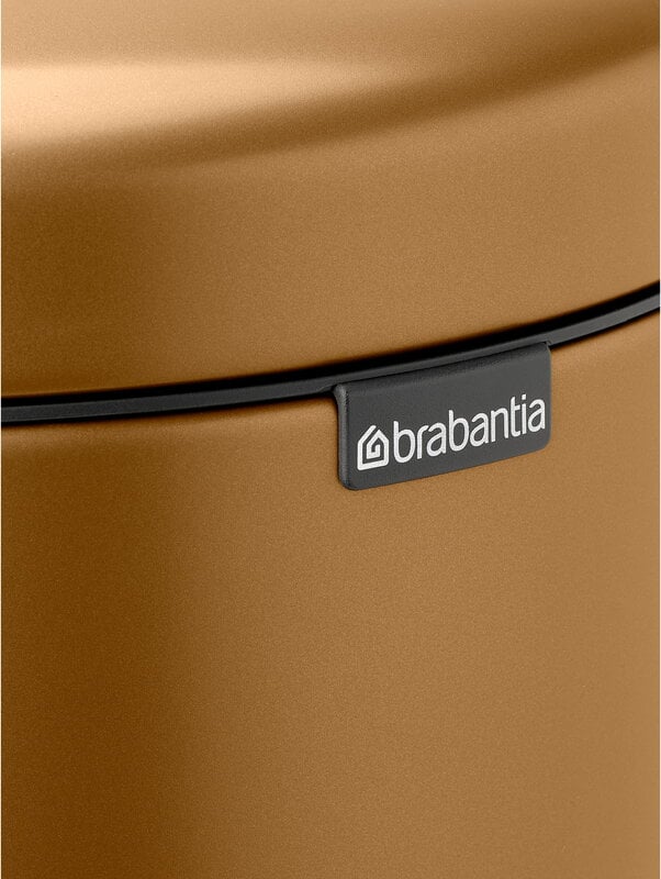 Brabantia newIcon pedal bin, 30 L, warm brass, extra image