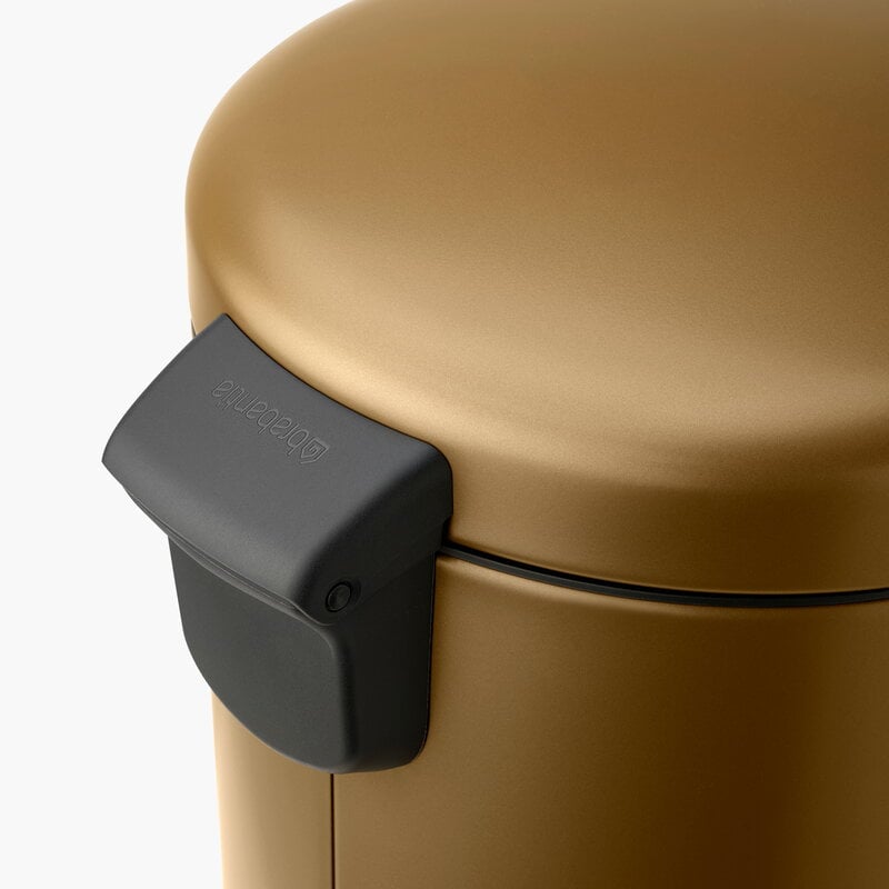 Brabantia newIcon pedal bin, 30 L, warm brass, extra image
