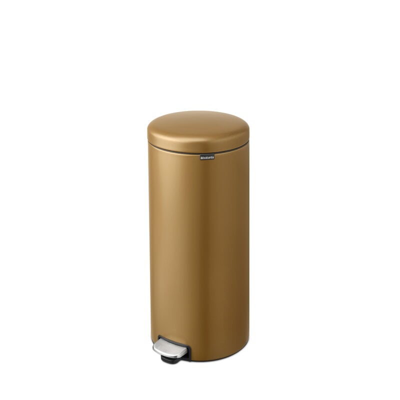 Brabantia newIcon pedal bin, 30 L, warm brass, extra image
