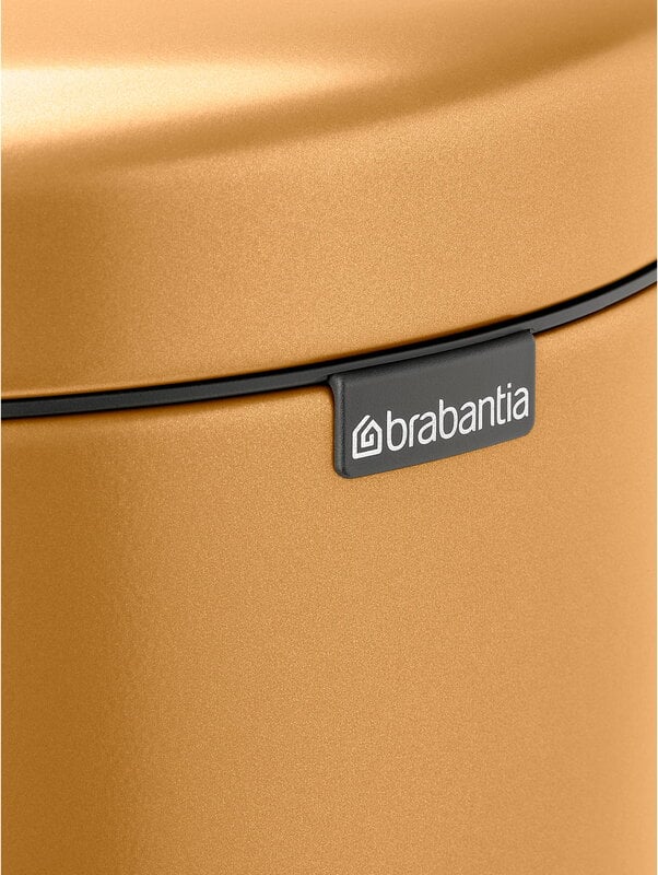 Brabantia newIcon pedal bin, 30 L, warm gold, extra image