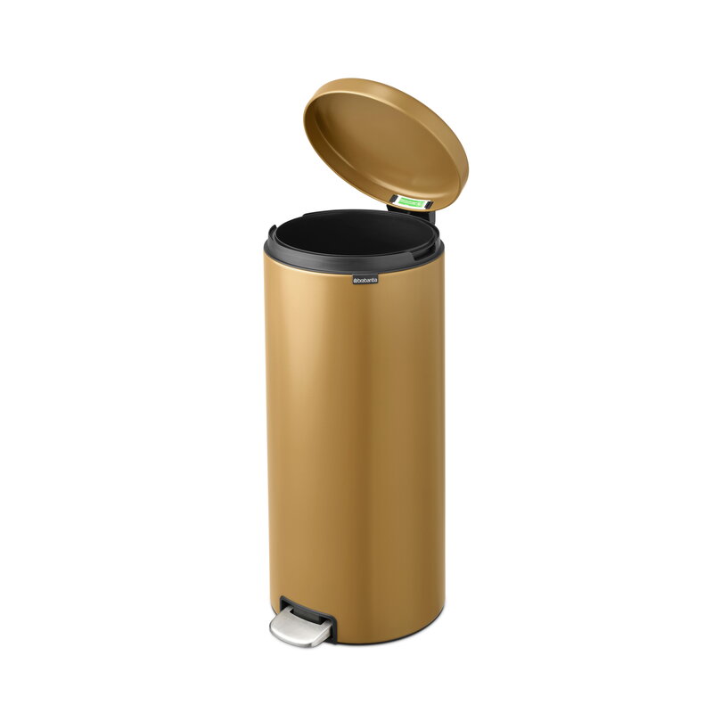 Brabantia newIcon pedal bin, 30 L, warm gold, extra image