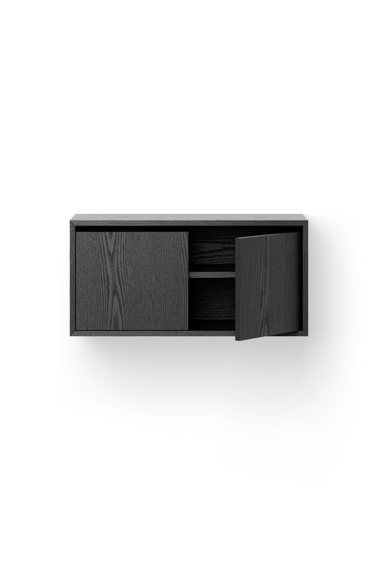 New Works New Works cabinet, low with doors, black ash, extra image