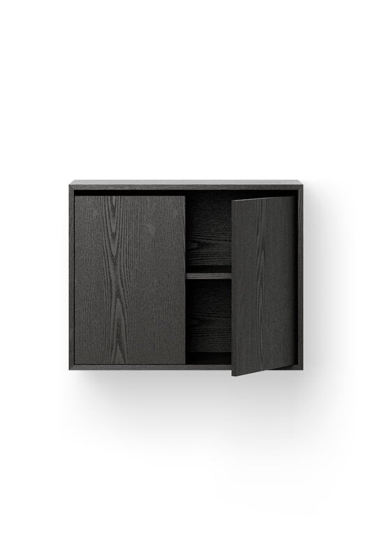 New Works Armadio New Works, alto con porte, frassino nero, immagine extra