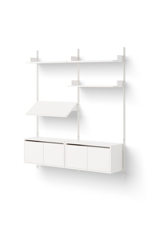 New Works New Works cabinet, low with doors, white, extra image
