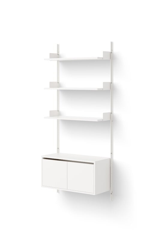 New Works New Works cabinet, low with doors, white, extra image