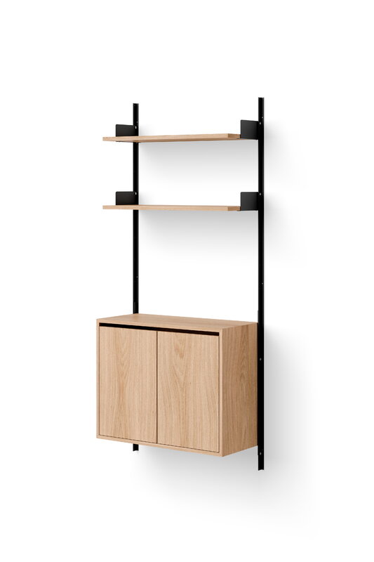New Works New Works cabinet, tall with doors, oak, extra image