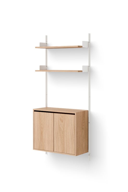 New Works New Works cabinet, tall with doors, oak, extra image