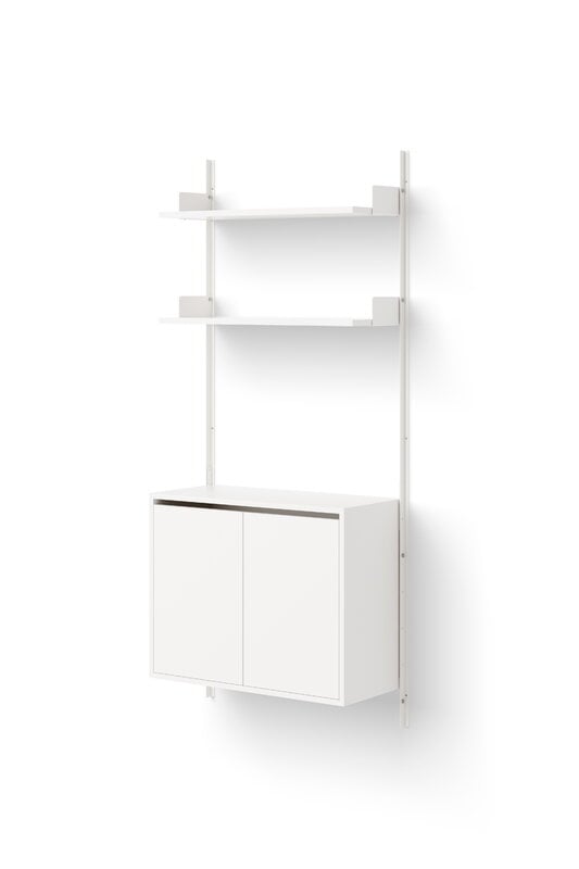 New Works New Works cabinet, tall with doors, white, extra image