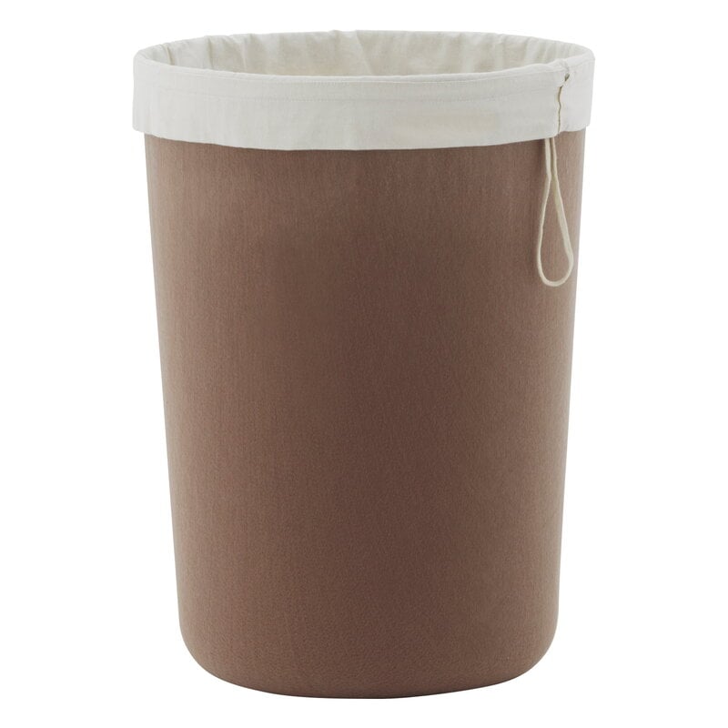 Normann Copenhagen Hide laundry basket, brown, extra image
