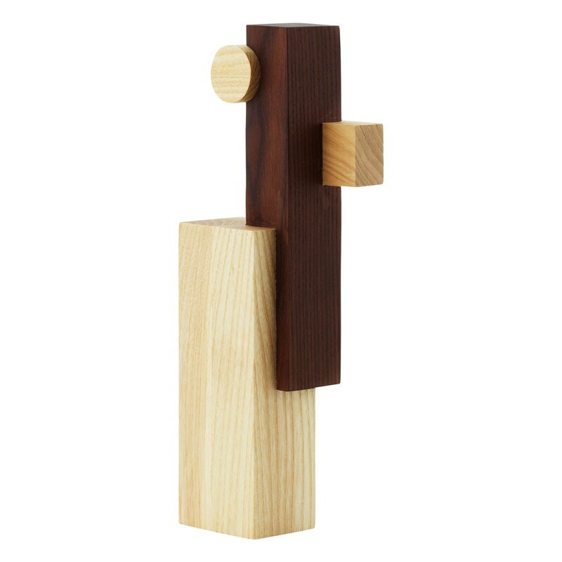 Normann Copenhagen Join sculpture, small, ash - carbonized ash, extra image