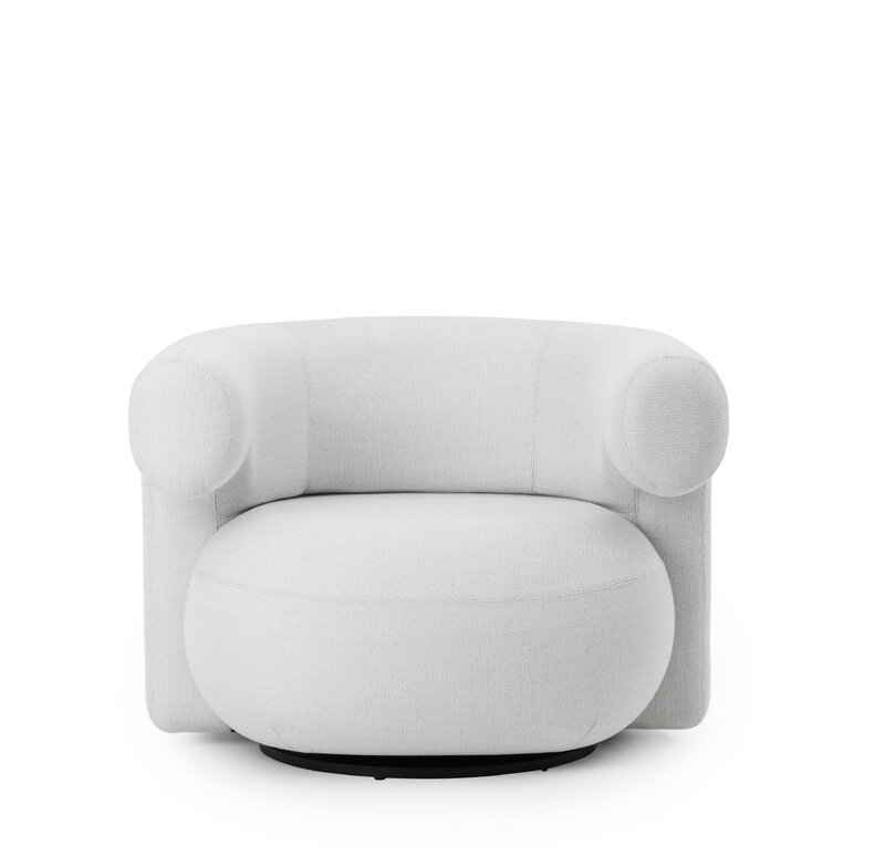 Normann Copenhagen Burra Outdoor lounge chair, swivel with return, Savane Whisper, extra image