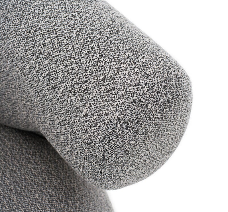 Normann Copenhagen Fauteuil de jardin Burra, pivotant avec retour, Wander Wolf, image extra