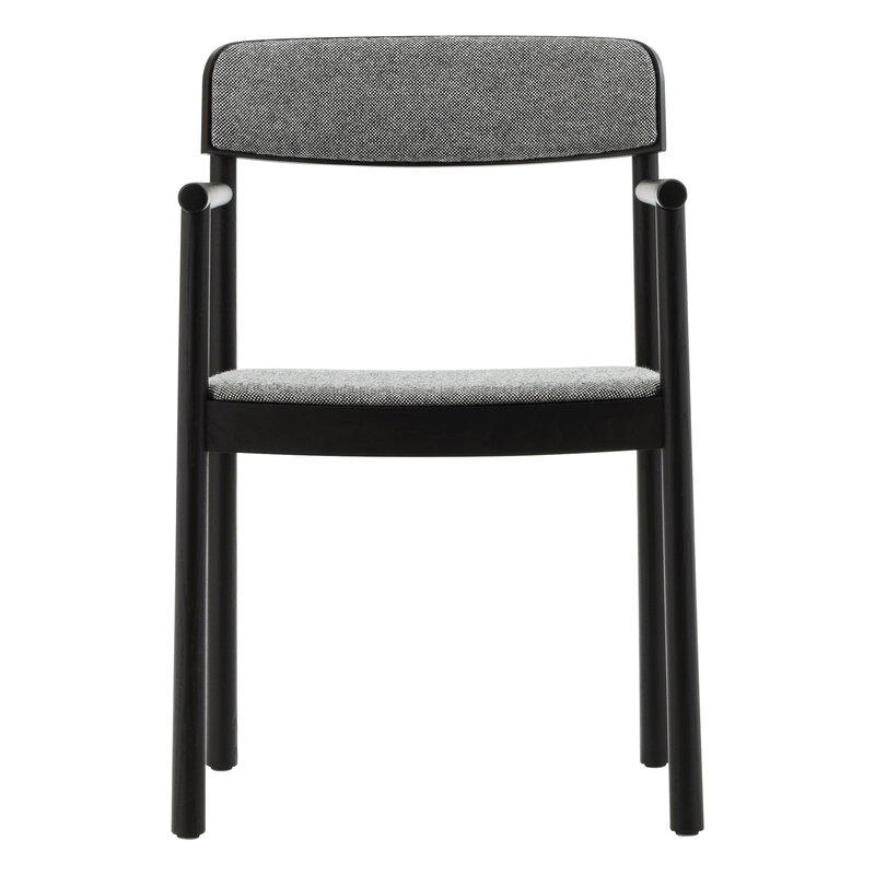 Normann Copenhagen Timb sillón, negro - Hallingdal 166 gris, imagen extra