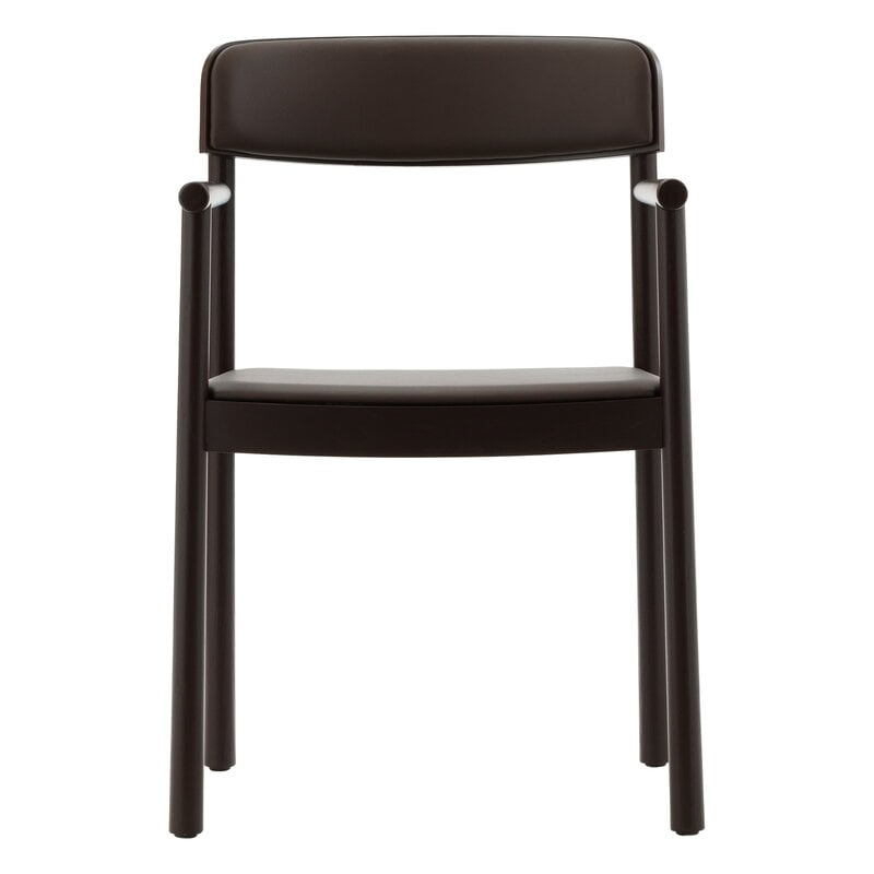 Normann Copenhagen Timb sillón, marrón - Ultra Leather chocolate, imagen extra