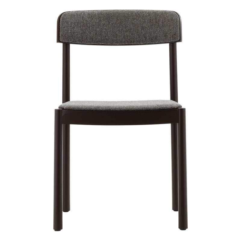 Normann Copenhagen Timb chair, brown - Hallingdal 368 dark grey, extra image