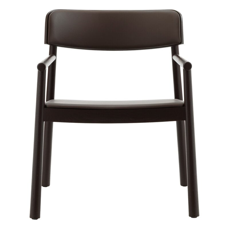 Normann Copenhagen Fauteuil lounge Timb, marron - Ultra Leather Chocolate, image extra