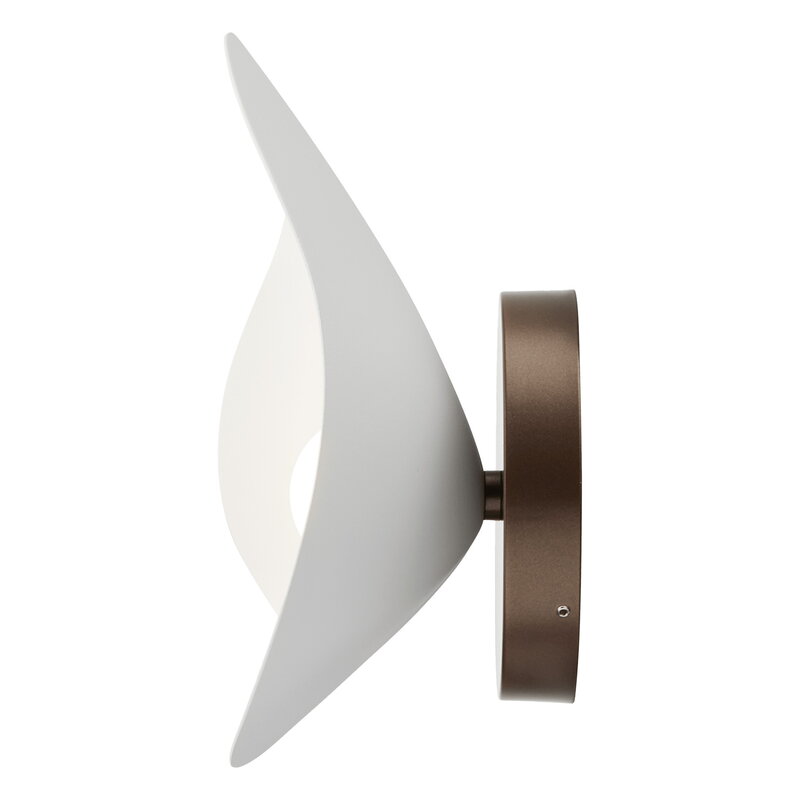 Nuura Florii 1 wall lamp, dark bronze - white, extra image