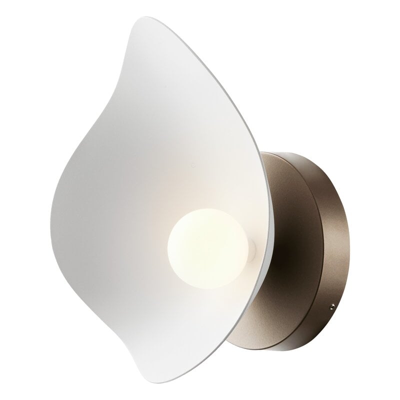 Nuura Florii 1 wall lamp, dark bronze - white, extra image