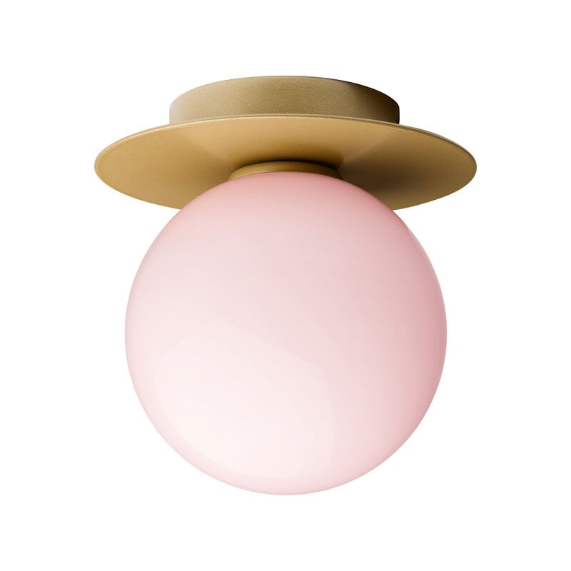 Nuura Liila 1 wall/ceiling lamp, medium, Nordic gold - rose, view 3
