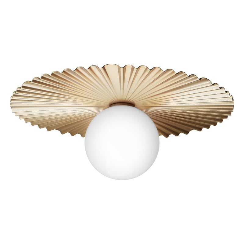 Nuura Liila Muuse wall/ceiling lamp, medium, Nordic gold - opal, extra image
