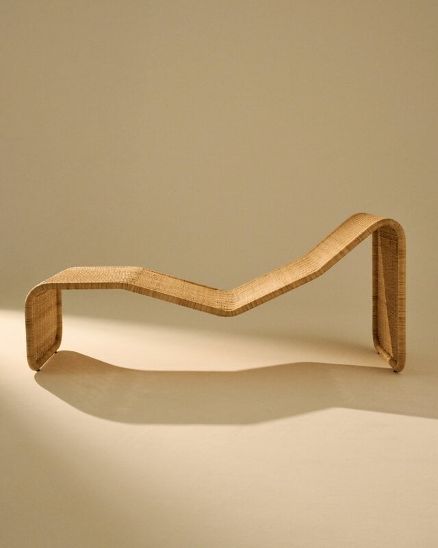 GUBI P3S chaise longue, rattan, extra image
