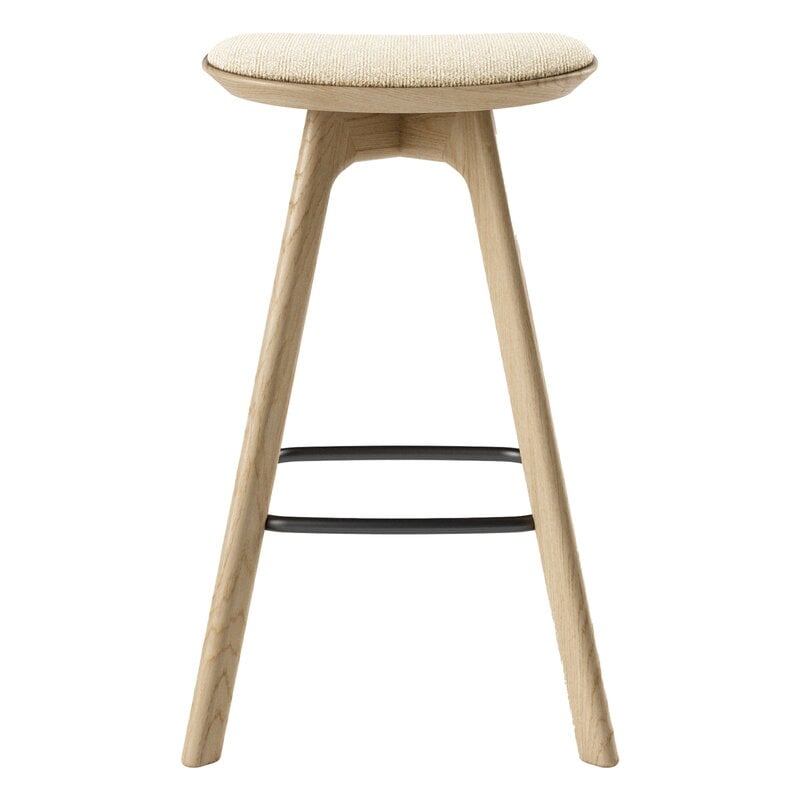 Brdr. Krüger Barhocker Pauline, 65 cm, Eiche geölt - Mooscreme, extrabild