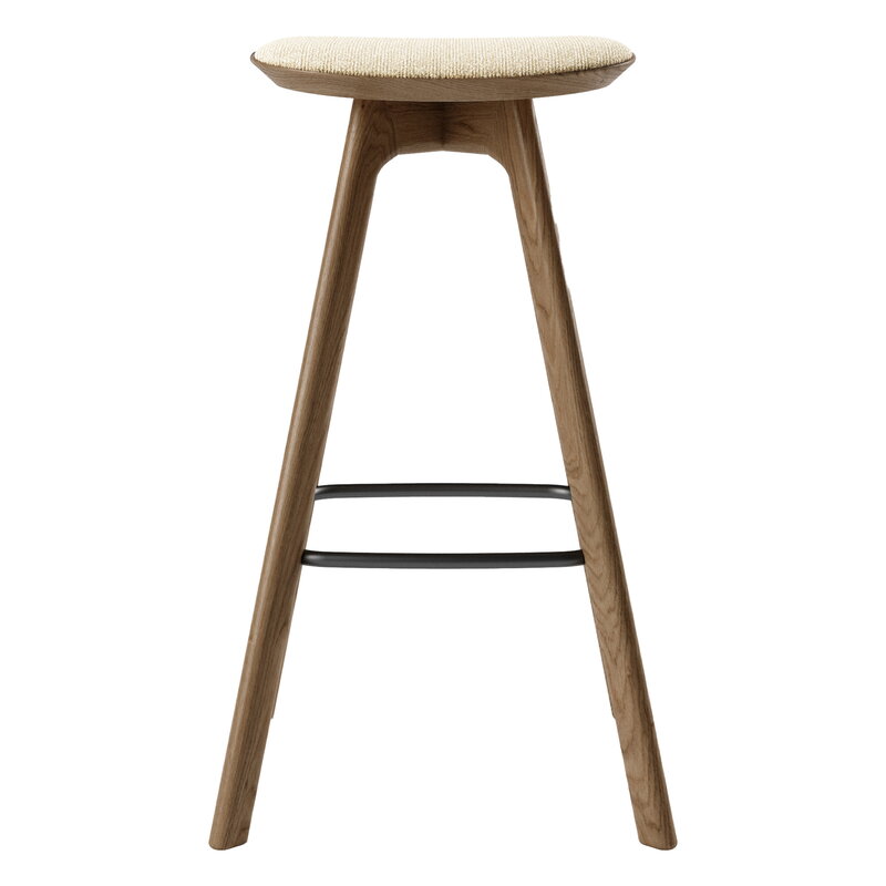 Brdr. Krüger Barhocker Pauline, 75 cm, geräucherte Eiche - Mooscreme, extrabild