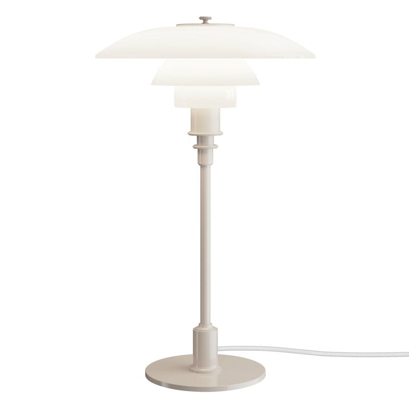 Louis Poulsen PH 3/2 pöytävalaisin, kiiltävä beige, näkymä 3