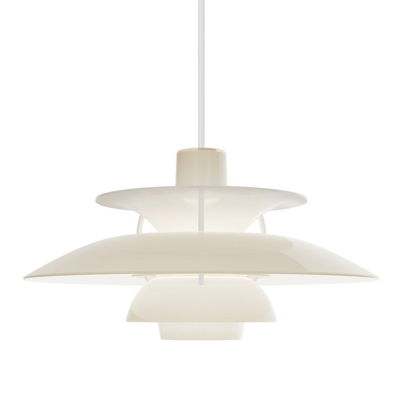 Louis Poulsen PH 5 320 Opal riippuvalaisin, beige, näkymä 3