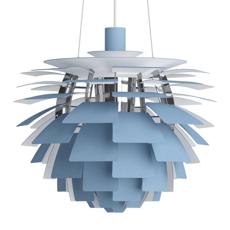 Louis Poulsen PH Artichoke, 480 mm, dusty blue - chrome, extra image