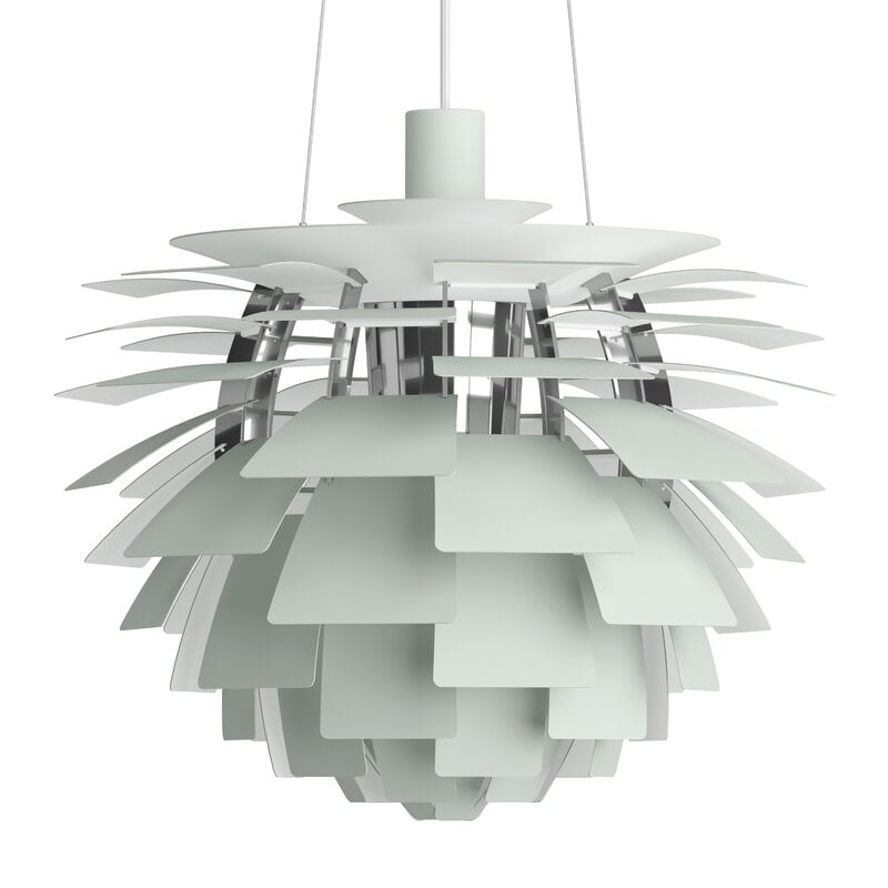 Louis Poulsen PH Artichoke, 480 mm, vert poussière - chrome, image extra