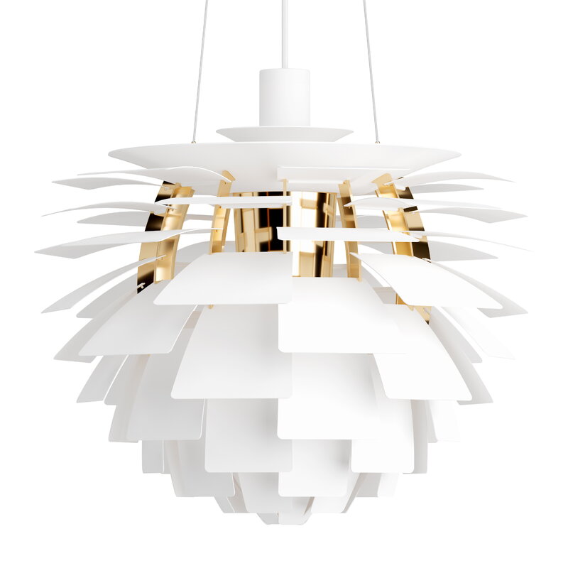 Louis Poulsen PH Artichoke, 480 mm, soft white - brass, extra image