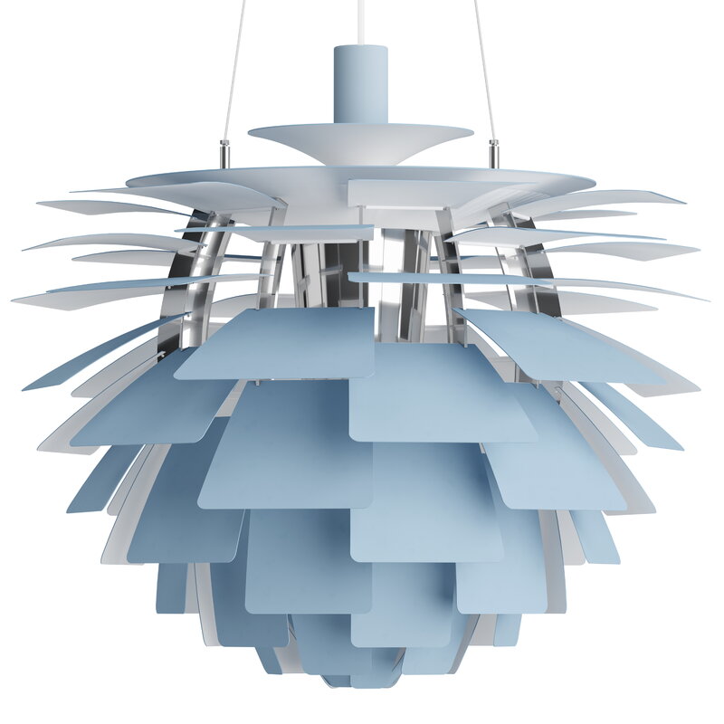 Louis Poulsen PH Artichoke, 600 mm, dusty blue - chrome, extra image