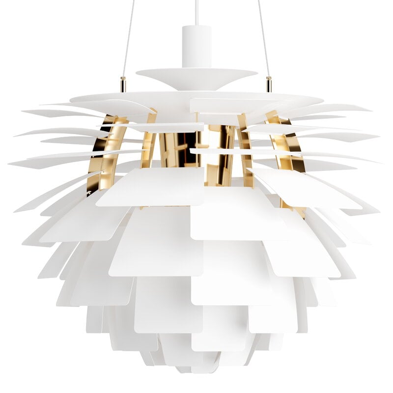 Louis Poulsen PH Artichoke, 600 mm, soft white - brass, extra image