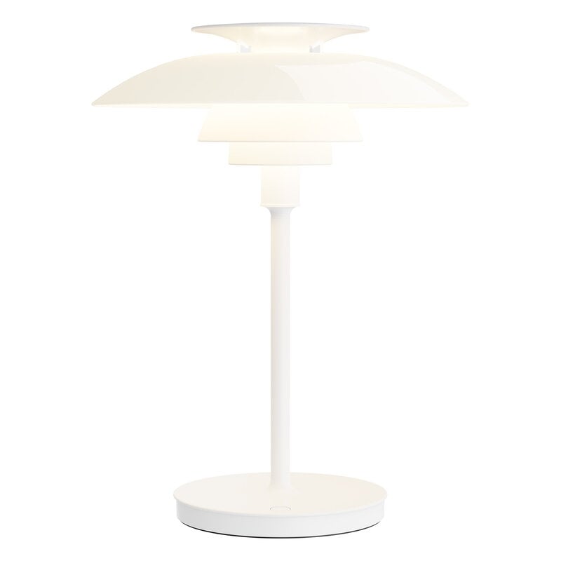 Louis Poulsen PH 80 portable table lamp, opal white - white