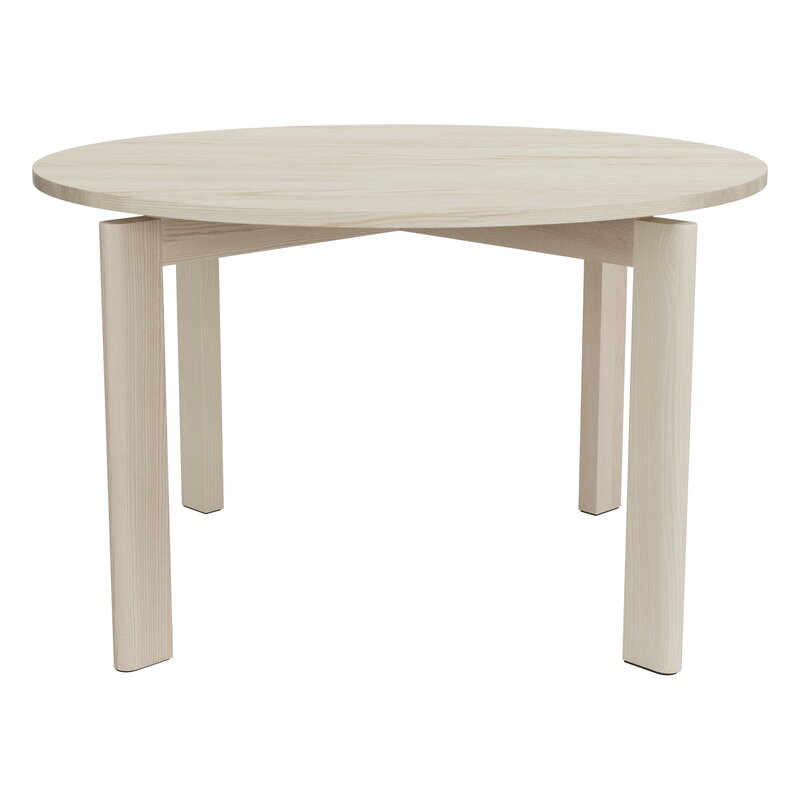 Fritz Hansen After dining table MA410, 120 cm, white pigmented oiled ash, extra image