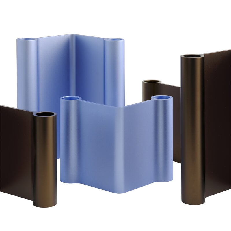 Muuto Pair, ljusstake, 18 cm, brun, extrabild