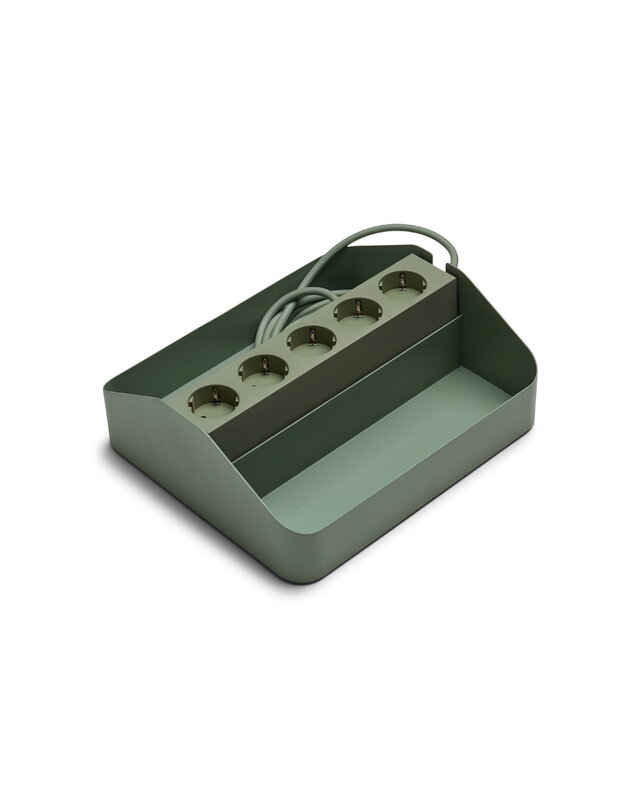 Pedestal Power Beam Tray Double, antracite - Kopio - Kopio, immagine extra