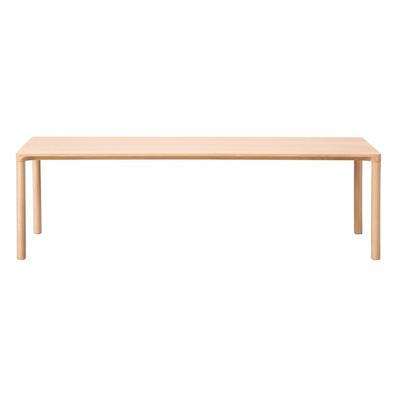 Fredericia Piloti Wood sohvapöytä, 120 x 39 x 35 cm, vaalea öljytty tammi, näkymä 4