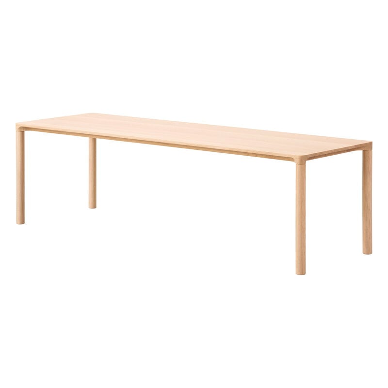 Fredericia Piloti Wood sohvapöytä, 120 x 39 x 35 cm, vaalea öljytty tammi, näkymä 3