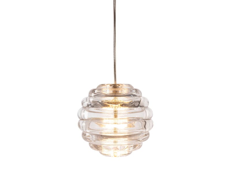 Tom Dixon Press Sphere Mini LED pendant, 2700K, clear | Finnish