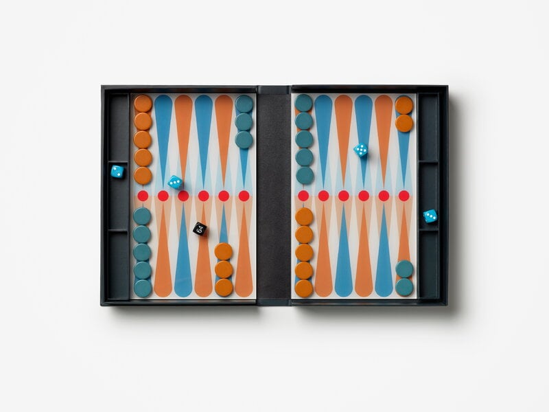 Printworks Classic - Kunst des Backgammon, Anthrazit, extrabild