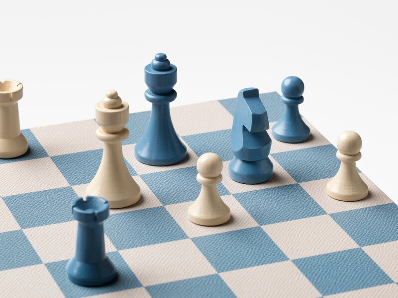 Printworks Reverra - Chess, beige - blue, extra image