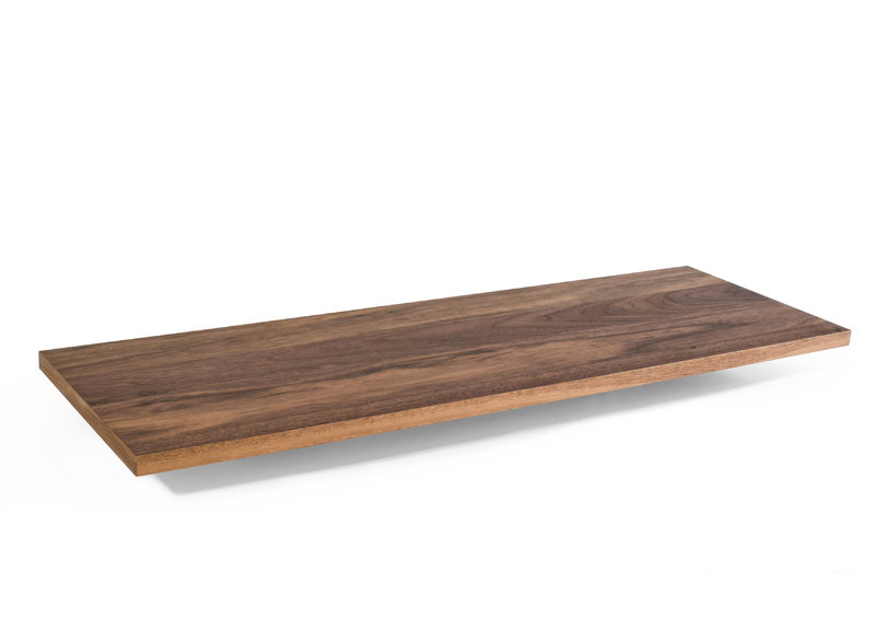 Maze Pythagoras L shelf, 80 x 27 cm, walnut | Finnish Design Shop