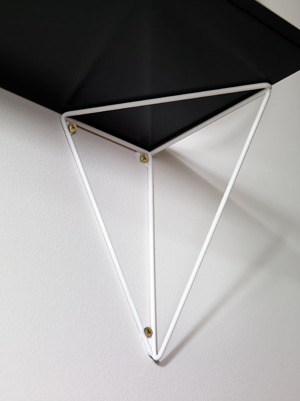 Maze Pythagoras shelf, 80 x 20 cm, black | Finnish Design Shop